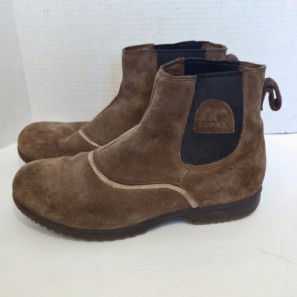 sorel suede booties